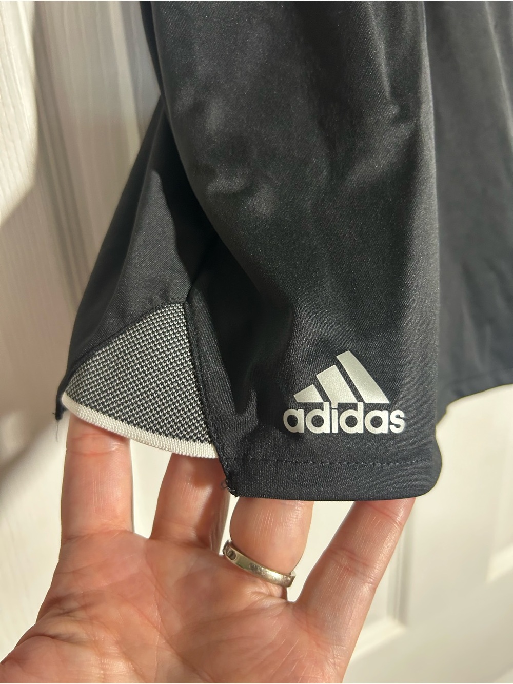 Adidas Club Skirt Tennis Golf Black build in shorts Pockets Size Large Athletic - Picture 3 of 14